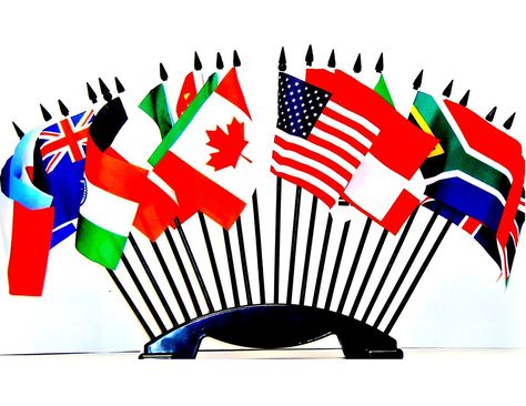 Amazon.com : G-20 (Group of 20) WORLD FLAG SET with BASE--20 Polyester 4"x6" Flags, One Flag for Each Country in in the G-20, 4x6 Miniature Desk & Table Flags, Small Mini Stick Flags : Office Products G20 Countries, 6 Flags, Miniature Desk, Miniature World, G 20, Flag Country, Table Flag, United States Flag, Desk Table