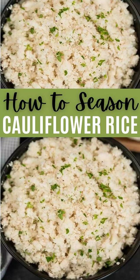 Cauliflower Rice Recipes Healthy, Make Cauliflower Rice, Cauliflower Rice Easy, Rice Cauliflower, Low Carb Side Dish, Healthy Rice Recipes, Low Carb Side, How To Make Cauliflower, Frozen Cauliflower Rice