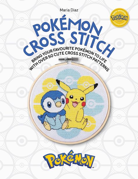 Pokémon Cross Stitch: Bring your favorite Pokémon to life with over 50 cute cross stitch patterns: Amazon.co.uk: Diaz, Maria: 9781446309667: Books Cute Cross Stitch Patterns, Pokemon Cross Stitch, Stitch Character, Pokemon Universe, Cute Cross, Cross Stitch Books, Japanese Games, Best Craft, Stitch Book