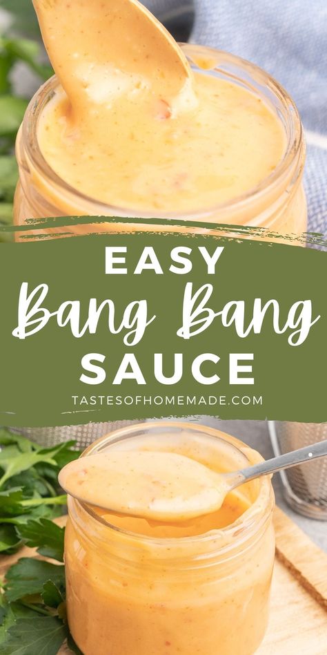 Side Sauce For Chicken, Dipping Sauce For Roasted Veggies, Easy Bang Bang Sauce, Breaded Shrimp Sides, Bam Bam Sauce, Sweet Mayo Sauce, Simple Sauces For Chicken, Sauce For Breaded Fish, Creamy Asian Sauce