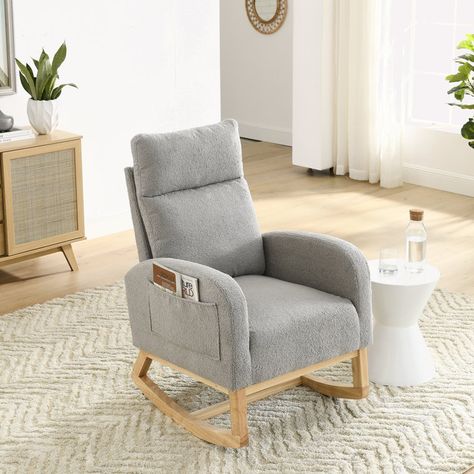 Preschool Rooms, Childrens Rocking Chairs, Upholstered Rocking Chairs, Glider Rocking Chair, Rocking Armchair, Modern Rocking Chair, Rocking Chair Nursery, Arc Design, Glider Rocker