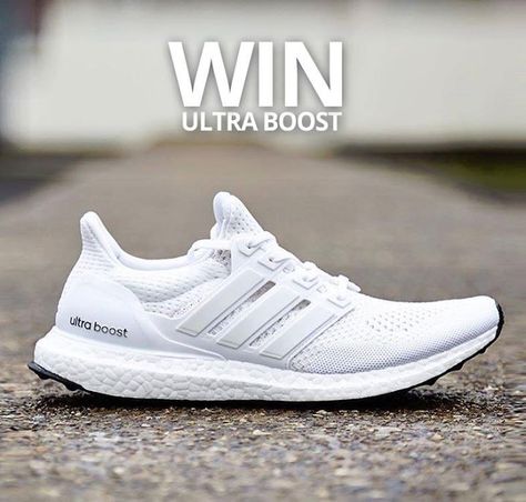 Adidas Ultra Boost White, Sneaker Trend, Adidas Ultraboost, Sneakers Adidas, Adidas White, Adidas Ultra Boost, Ultra Boost, New Sneakers, On Sneakers