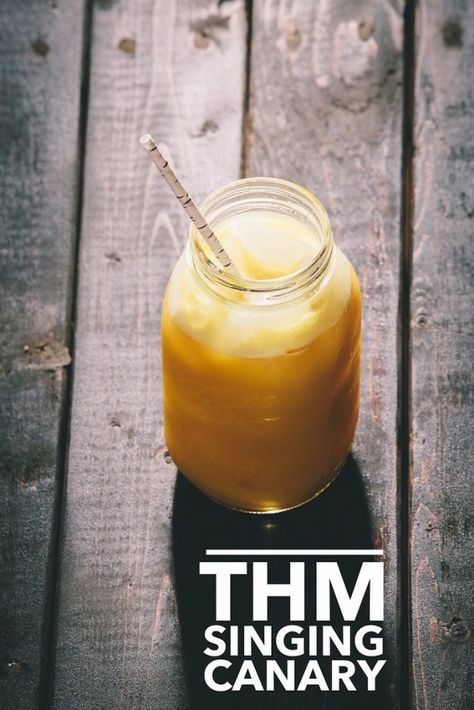 Singing Canary Thm, Singing Canary Drink, Singing Hacks, Thm Shakes, Thm Smoothies, Singing Canary, Trim Healthy Mama Drinks, Trim Healthy Mama Recipe, Trim Healthy Mama Diet