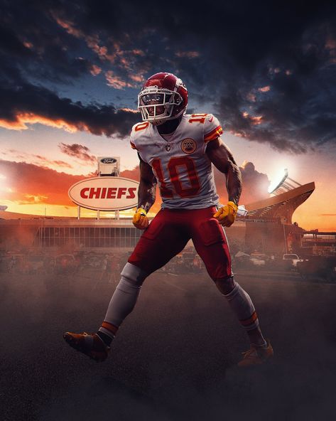 Hill Wallpaper, Chiefs Wallpaper, Nfl Chiefs, Ford Super Duty Trucks, Kc Chiefs Football, Chiefs Kingdom, Tyreek Hill, Nfl Football Pictures, Nfl Football Art