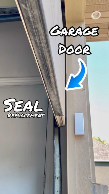 Brad Royce on Instagram: "Garage Door Seal Failed. 5 Minute Fix. Comment “Supplies” for A DM Link 🤝 #tips #tutorial #diy #homeimprovement #home #realestate   YOU Pick Next Video In The Poll.   Comment SUPPLIES below to receive a DM with the link to shop this post on my LTK ⬇ https://liketk.it/4RaVF  Sealing up your garage door before winter  #ltkvideo #ltkseasonal #ltkhome" How To Seal A Garage Door, Insulating A Garage Door, Insulation For Garage Door, Seal Garage Door Gaps, Garage Door Seal Weather, Garage Door Threshold Seal, Garage Door Bottom Seal, Garage Door Weather Seal, Garage Door Threshold