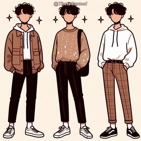 Chibi Clothes Reference Male, Chibi Clothes Outfit, Young Boy Character Design, Boy Outfits Drawing, Male Outfits Drawing, Chibi Clothes, Drawn Outfits, Outfits Drawing, Outfit Male