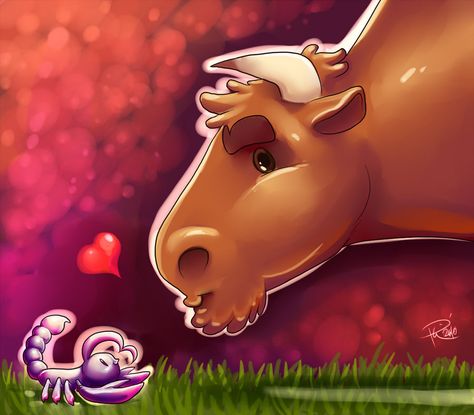 + Taurus love Scorpio Scorpio Art, Taurus And Scorpio, Taurus Love, Zodiac Love, Special Places, Scorpion, Astrology, Deviantart, Novelty Christmas