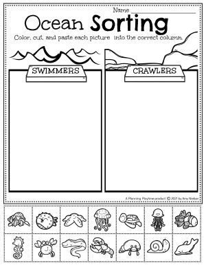 Ocean Social Studies Preschool, Ocean Life Worksheets Preschool, Ocean Small Group Activities Preschool, Ocean Zones Preschool, Ocean Printables Free Preschool, Ocean Activities For Kindergarten, Ocean Curriculum For Preschool, Ocean Theme Classroom Activities, Under The Sea Worksheets For Preschool