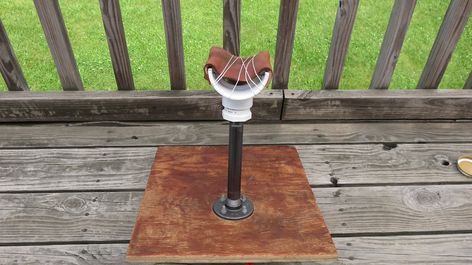 Horse Nation DIY With DMVentions: Farrier Hoof Stand | HORSE NATION Diy Horse Hoof Stand, Diy Farrier Hoof Stand, Diy Hoof Stand, Horse Maintenance, Arizona Ranch, Farrier Tools, Horse Farm Ideas, Horse Ownership, Western Pleasure Horses