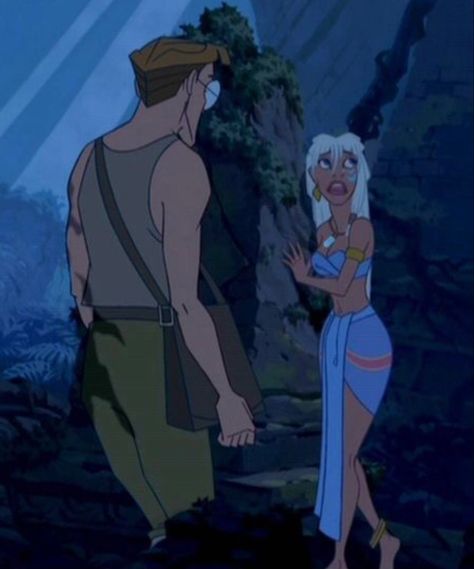 Halloween Costumes Couples Atlantis, Atlantis Aesthetic Disney, Atlantis Halloween Costume Couple, Iconic Cartoon Couples Costumes, Atlantis Couple Costume, Milo And Kida Atlantis, Princess Kida Atlantis, Atlantis Costume, Atlantis Movie