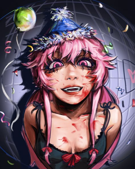 Yandere Aesthetic Icon, Future Diary Pfp, My Future Diary, Fishbowl Lens, Yuno Gasai Fanart, Yuno Gasai Wallpaper, Yuno Gasai Pfp, Chad Women, Yuno Gasai Icon