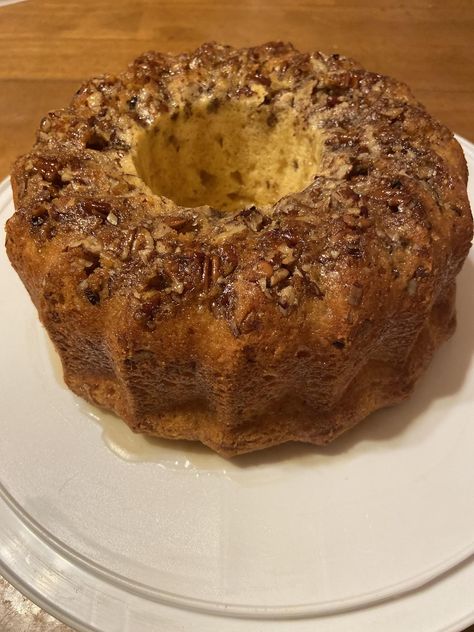 Rum Bundt Cake Recipes From Mix Boxes, All Recipes Golden Rum Cake, Bacardi Rum Cake From Box Cake, Bacardi Rum Cake Recipe Originals, Butter Rum Bundt Cake, Liquor Recipes, Rum Recipes, Rum Cake, Bundt Pan