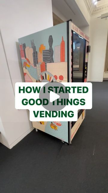 🍒📟🛼🕹 Good Things Vending 📼👾🍄🐬 on Instagram: "〰️ It’s hard to be concise about how Good Things got here but generally it went like this… 🔹 I purchased an AP vending machine off Craigslist and had it delivered to a space I could work on it. Lived in a 3rd floor walk up so had to call in a favor to find a space for the machine. 🔸 I had a credit card reader installed. There are pros and cons to the two major processors for vending machines (Cantaloupe and Nayax). Could talk about this forever but I went with Cantaloupe. 🔹 I started pitching locations, got a bunch of no’s before I got a yes. Each time I refined my pitch. I talked about my vending machine dream all the time and eventually that led to my first location at the Chicago Cultural Center. 🔸 Once I knew where the machine wa Cool Vending Machine Ideas, Credit Card Reader, Mini Vending Machine, Vending Machine Design, Vending Machine Business, Chicago Cultural Center, It Goes Like This, Chicago Artists, Vending Machines