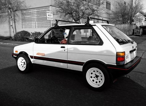 Subaru Justy, retro 4wd ! Mod Cars, Lifted Subaru, Alto Car, Subaru Justy, Toyota Starlet, Subaru Cars, Mini Car, Suzuki Swift, Concept Car