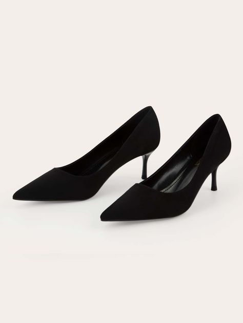 Black Pumps, Women's Pumps, Stiletto Heels, Kitten Heels, Shoes Heels, Pumps, Women Shoes, Heels, Quick Saves