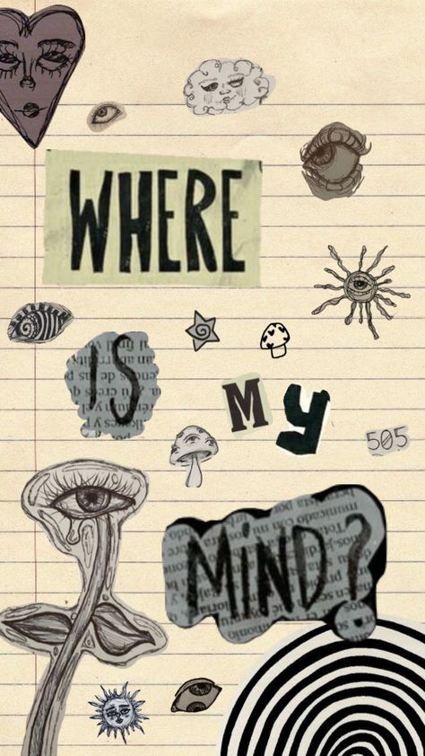 #whereismymind #eyes #doodles #grunge Eye Doodles, Where Is My Mind, Cute Wallpaper For Phone, Your Aesthetic, Creative Energy, Cute Wallpapers, Doodles, Arts And Crafts, Energy