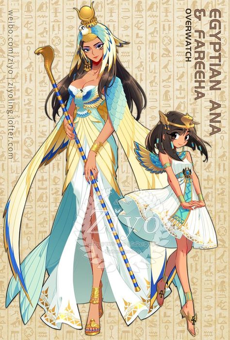 Egyptian Outfit, Egyptian Dress, Egyptian Clothing, Egyptian Princess, Anime Egyptian, Egyptian Goddess, Anime Dress, Goddess Art, Fashion Design Drawings