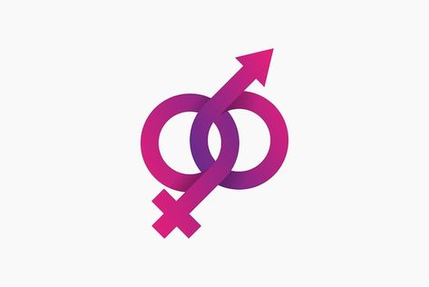 Female Gender Sign Tattoo, Gender Symbol Tattoo, Female And Male Symbols, Gender Fluid Symbol, Female Logo Design, Female Gender Sign, Male Logo, Male Gender Symbol, Charlotte Tattoo