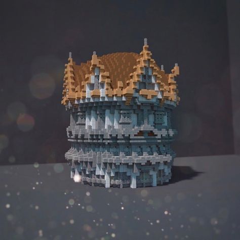 The Bench Hub | Minecraft on Instagram: “Sick castle build! Rate this build from 1-10! - Follow @thebenchhub for more! - 📸 By @senseistr” Minecraft Round House, Minecraft Dome, Minecraft Circles, Minecraft Temple, Minecraft Underground, Play Minecraft, Medieval House, Minecraft Modern, Minecraft Medieval