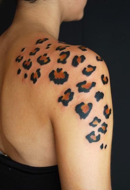 animal print tattoos leopard Animal Print Tattoo, Cheetah Print Tattoos, Spot Tattoo, Leopard Print Tattoos, Cheetah Tattoo, Animal Tattoos For Women, Leopard Tattoos, Tattoos For Women Half Sleeve, Sleeve Tattoos For Women