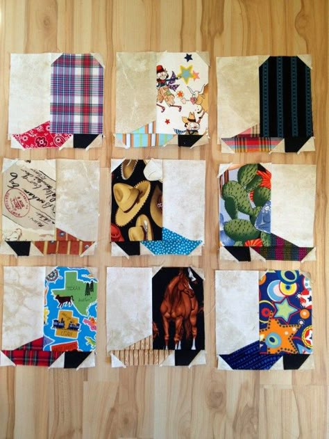 Boot Quilt Pattern, Horse Quilt Patterns, Cowboy Boot Pattern, Cowboy Quilts, Southwestern Quilts, Boot Pattern, Texas Quilt, Cowboy Quilt, Western Quilts