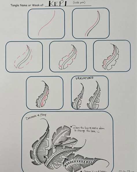 Zentangle Leaf Patterns, Betweed Zentangle, Mindless Drawing, Zentangle Pens, How To Zentangle, Zen Patterns, Plant Doodle, Zentangle Flowers, Disney Drawings Sketches