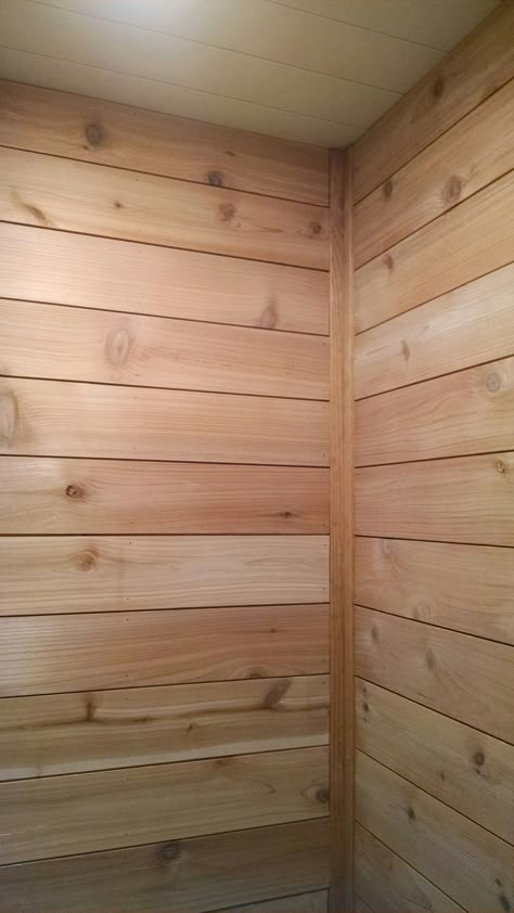 Cedar shiplap walls Raw Wood Shiplap Walls, Interior Cedar Walls, Cabin Shiplap Walls, Cedar Accent Wall Living Room, Pine Siding Interior Walls, Cedar Shiplap Wall, Cedar Walls Interior Living Room, Cedar Walls Interior, Natural Wood Shiplap Wall