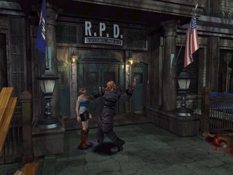 Resident Evil 3 Nemesis Evil Background, Tomb Raider 2, Resident Evil Nemesis, Spooky Games, Detective Game, Resident Evil 2, Resident Evil Game, Bizarre Art, Retro Horror