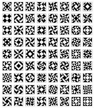 HST block designs Half Square Triangle Quilts Pattern, Hst Quilts, Triangle Quilt Pattern, Quilting 101, Black And White Quilts, Quilt Modernen, Triangle Quilts, Half Square Triangle Quilts, Sampler Quilts