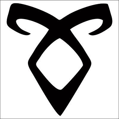 Mortal Instruments City of Bones Shadowhunters Angelic Power Rune Decal Sticker Shadow Hunters Tattoo, Angelic Power Rune, Runes Tattoo, Angelic Symbols, Hunter Tattoo, Bookish Tattoos, Rune Tattoo, Rune Symbols, Bone Tattoos