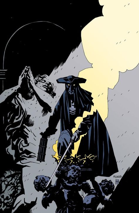 Mike Mignola Art, Hellboy Art, Mike Mignola, Graphic Novel Art, Macabre Art, Arte Cyberpunk, Bd Comics, Dark Horse Comics, Arte Sketchbook