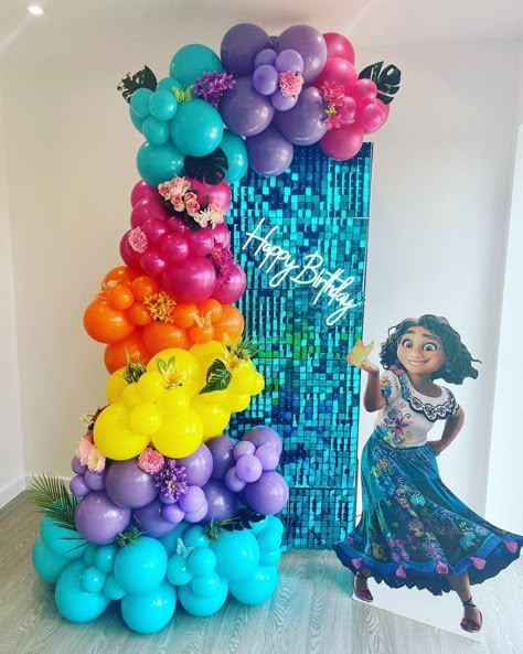 Encanto Balloons, Encanto Theme, Encanto Birthday, Encanto Party, Happy Birthday Sign, Shimmer Wall, 2nd Birthday Party Themes, 2nd Birthday Party