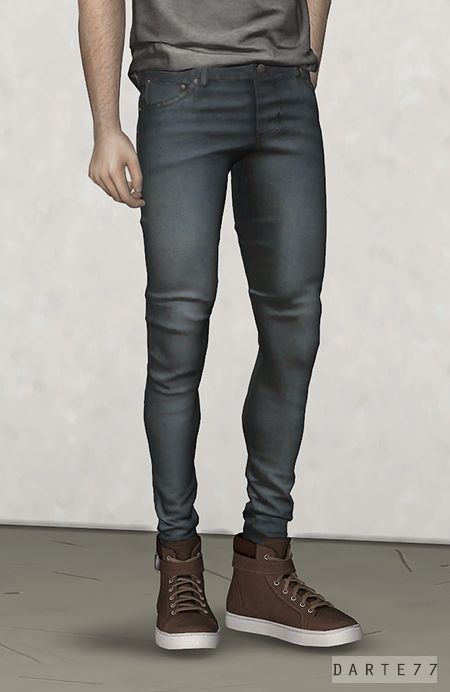 Playing Sims 4 — darte77: T- Shirt - 25 swatches - Base game... The Sims 4 Pack, Sims 4 Men Clothing, Sims 4 Male Clothes, Clothes Cc, Ripped Jeggings, Play Sims 4, Male Clothes, Male Clothing, Sims 4 Dresses