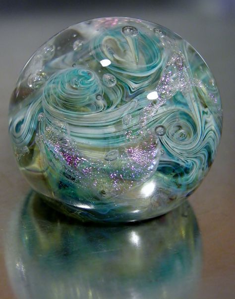 Dandelion Paperweight, Artful Ashes, Art Of Glass, Blown Glass Art, Art Glass Paperweight, Chihuly, Marble Art, Glass Artwork, Gorgeous Glass