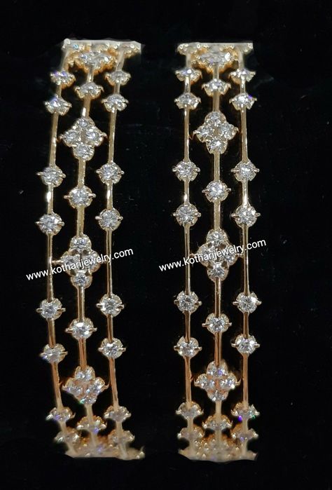 Diamond Earrings Indian, Diamond Gold Earrings, Indian Diamond Jewellery, Gold Bangles Indian, Bridal Diamond Necklace, Hand Chain Jewelry, Bracelets Diamond, Pure Gold Jewellery, Diamond Bangles