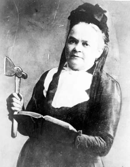 (27846) Prohibition, Temperance Movement, Carrie Nation, 1900s Carrie Nation, Temperance Movement, Historical Women, Historical People, Gibson Girl, Rare Photos, Women In History, Girl Power, Historical Photos