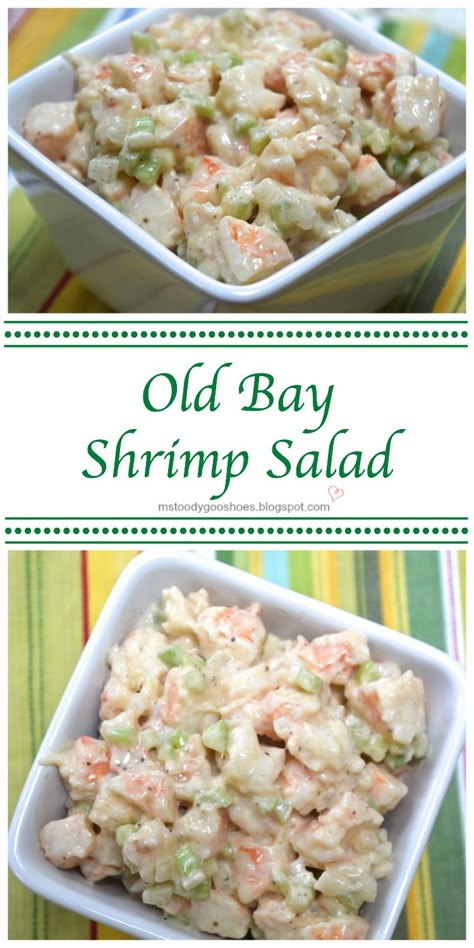 Old Bay Shrimp Salad, Bay Shrimp Salad, Kid Dinner, Old Bay Shrimp, Salad Macaroni, Salad Quinoa, Sea Food Salad Recipes, Shrimp Salad Recipes, Salad Pasta