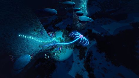 Video Game Environment, Sand Wraith, Subnautica Creatures, Underwater Scenery, Alien Concept, Game Environment, Survival Games, Sea World, Horror Game