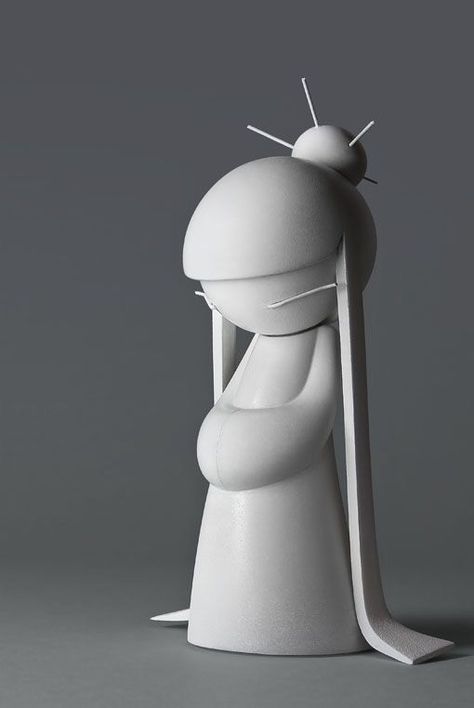 Cer Nocturn, Toy Sculpture, Toy Art, 3d Modelle, Poses References, Vinyl Toys, Kokeshi Dolls, Designer Toys, Vinyl Art