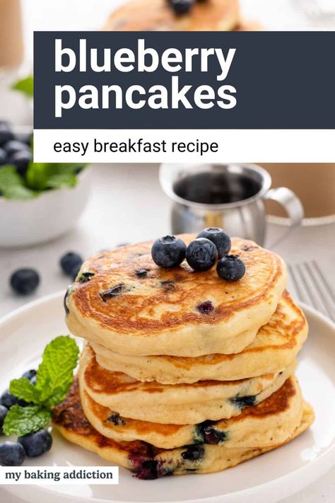 Blueberries Pancakes, Blueberry Topping For Pancakes, Oven Baked Blueberry Pancake, Skillet Blueberry Pancake, Homemade Blueberry Pancakes, Blueberry Pancakes Easy, Fluffy Blueberry Pancakes, Deluxe Blueberry Pancakes, Ihop Blueberry Pancakes