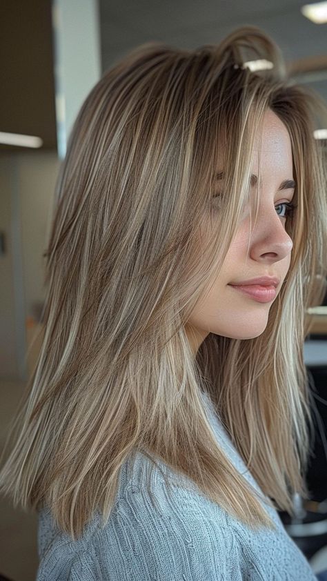 Unique Hair Color Ideas for Dark Hair | Elevate Your Look - Summer Hair Ideas Dirty Blonde Hair Color, Dirty Blonde Hair Color Ideas, Timeless Hair, Blonde Lowlights, Subtle Blonde Highlights, Dirty Blonde Hair, Dark Blonde Hair, Blonde Hair Inspiration, Hair Color Techniques