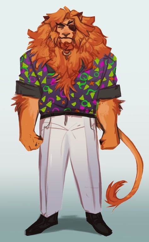 Anthro Frog Character Design, Lion Anthro Male, Lion Character Design Human, Lion Oc Human, Lion Oc Art, Lion Fursona, Lion Character Design, Anthro Lion, Lion Human