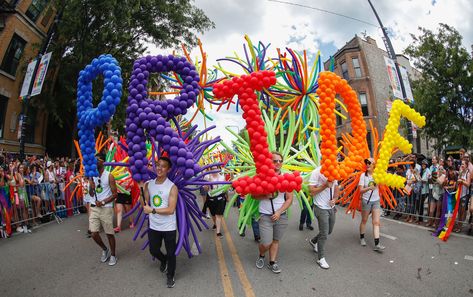 Spirit Week Ideas, Pride Weekend, Chicago Pride, Festival Makeup Glitter, Lgbt History, Gay Pride Parade, History Curriculum, Spirit Week, Pride Parade