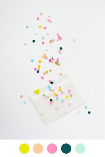 konfetti - farbmischung Wit And Delight, Diy Confetti, Colorful Confetti, Color Inspo, Color Stories, Colour Schemes, Color Pallets, Up Girl, Color Theory