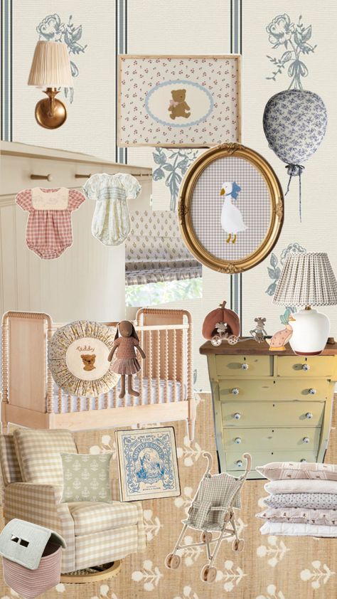 Vintage girl nursery