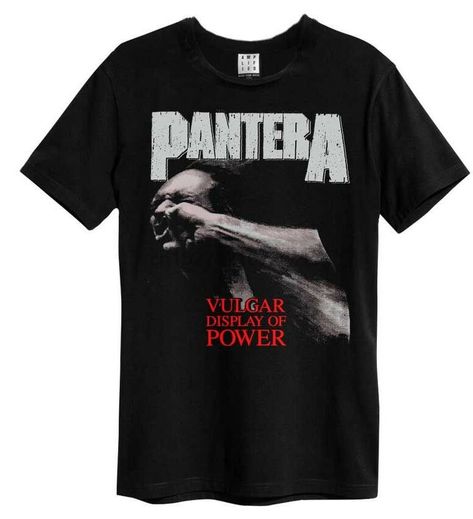 pantera shirt Vulgar Display Of Power, Album Artwork, Carbon Brushes, New T, Straight Cut, Cut And Style, Black Background, Mens Clothing Styles, Shirts Tops