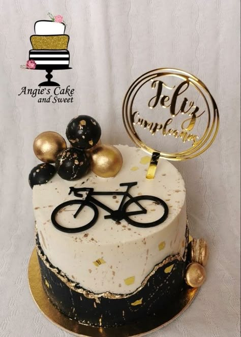 Cycling Cake, Bmw Cake, Bicycle Cake, Bike Cakes, Construction Cake, 21st Cake, Birthday Cakes For Men, Cake Logo, Cake Decorating Designs