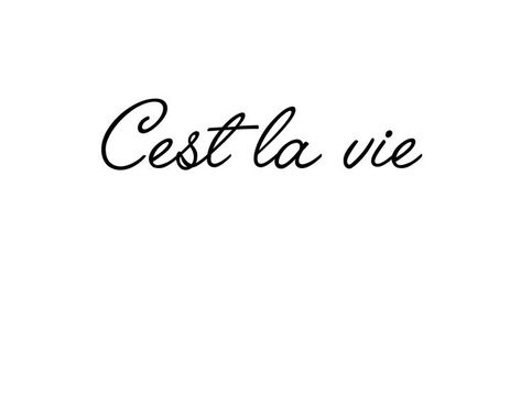 Cest La Vie Tattoo, La Vie Tattoo, Monami Frost, Tattoo Fonts Cursive, Script Tattoo, Hamsa Tattoo, Tiny Tattoo, Tattoo Script, Fonts Lettering