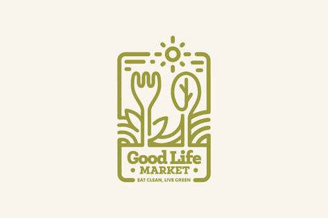 Grocery Store Branding, Grocery Store Logo, Organic Grocery Store, Food Company Logo, Store Logo Design, Organic Food Market, Food Brand Logos, Organic Food Logo, Store Branding