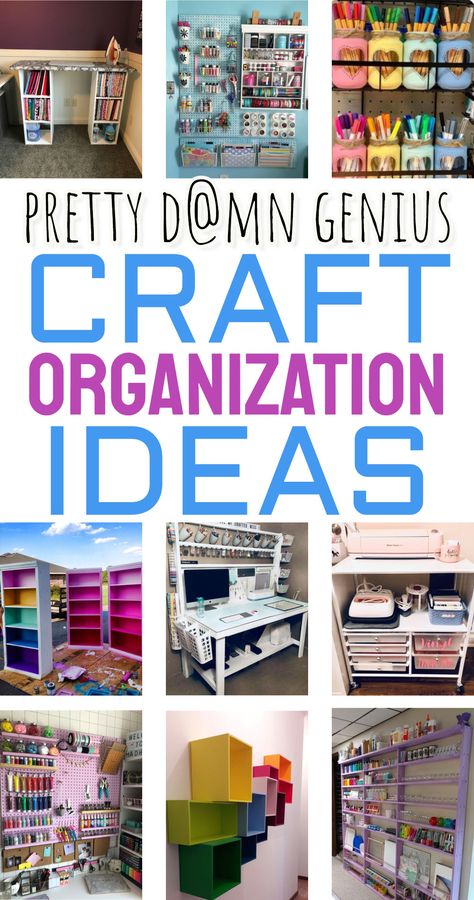 craft storage ideas for small spaces diy projects budget organization hacks and budget-friendly craft room organization ideas Craft Room With Windows, Storage For Silk Flowers Craft Rooms, Cricut Storage Small Space, Artist Storage Ideas, Craft Room Closet Storage, Large Bead Storage Ideas Organizations, Craft Room Wall Organization Ideas, Craft Storage Ideas Diy, Crafting Room Organization